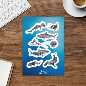 Sharks & Rays Sticker Sheet